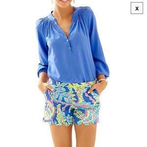 Lilly Pulitzer Toucan Play Magnolia Scallop Shorts