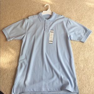 Light Blue & Navy Large Arrow Dress Polos