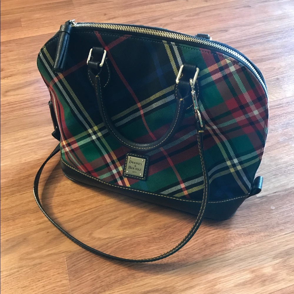 Plaid Dooney and Bourke purse