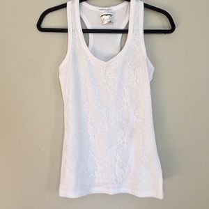 Lace tank top