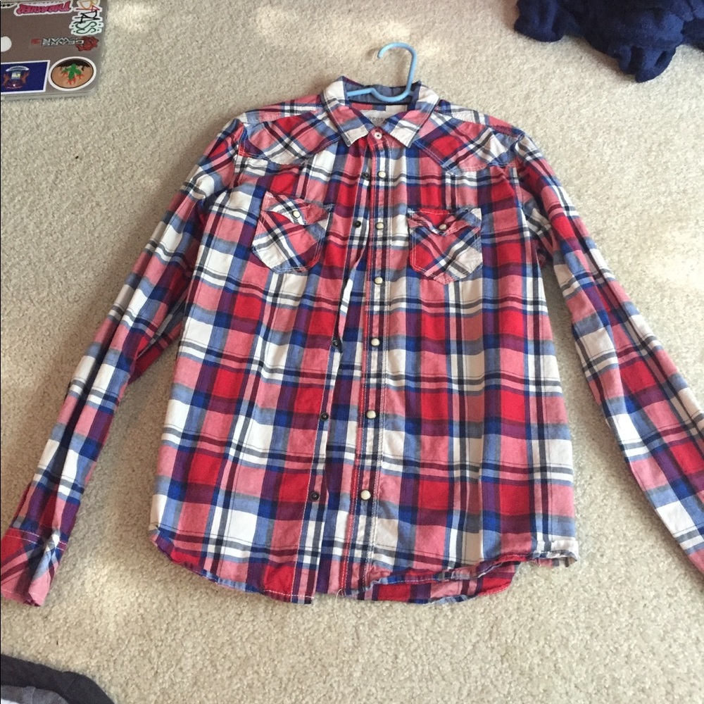 Aeropostale Medium Button down plaid