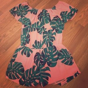 Buddy Love Palm Romper