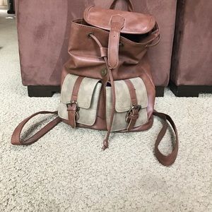 Handmade backpack style bag