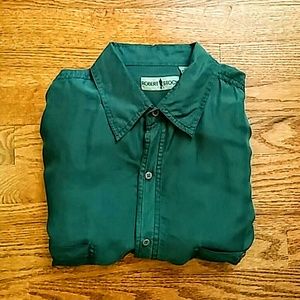 Vintage Silk Button-Down Shirt