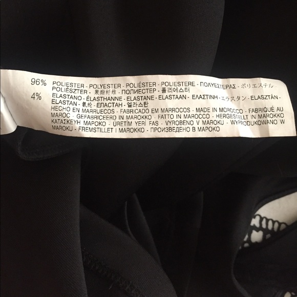 Zara black fitted halter dress size small - Picture 6 of 6