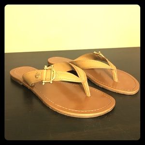 Tory Burch Nora Flat Thong - Mestico (royal tan)