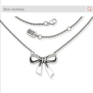 James Avery Bow Necklace