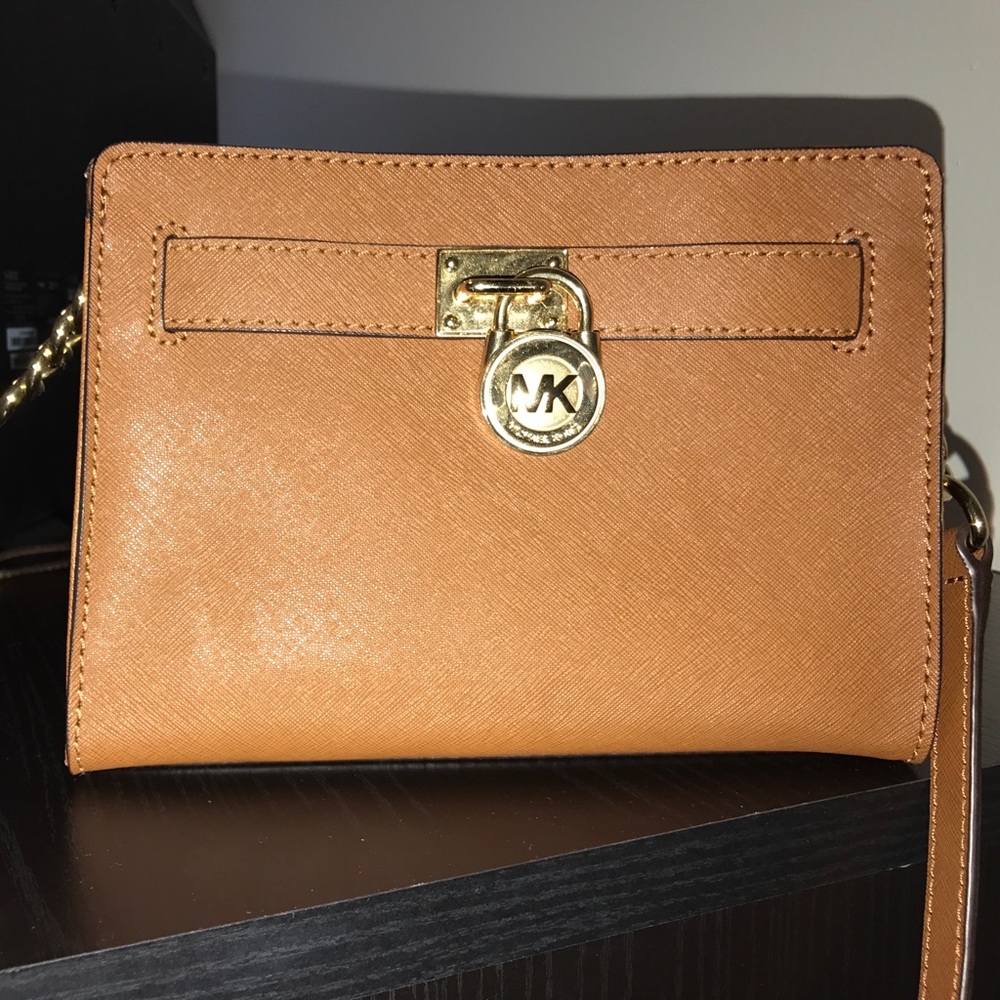Brown Michael Kors Hamilton Handbag