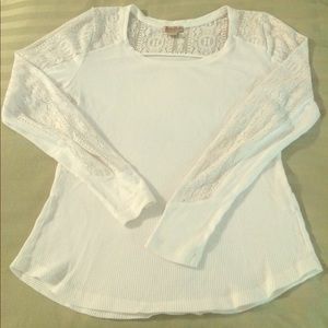 Lucky Brand crochet thermal