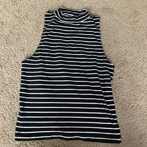 High neck crop top