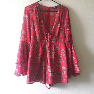 For Love and Lemons "Pia Romper"