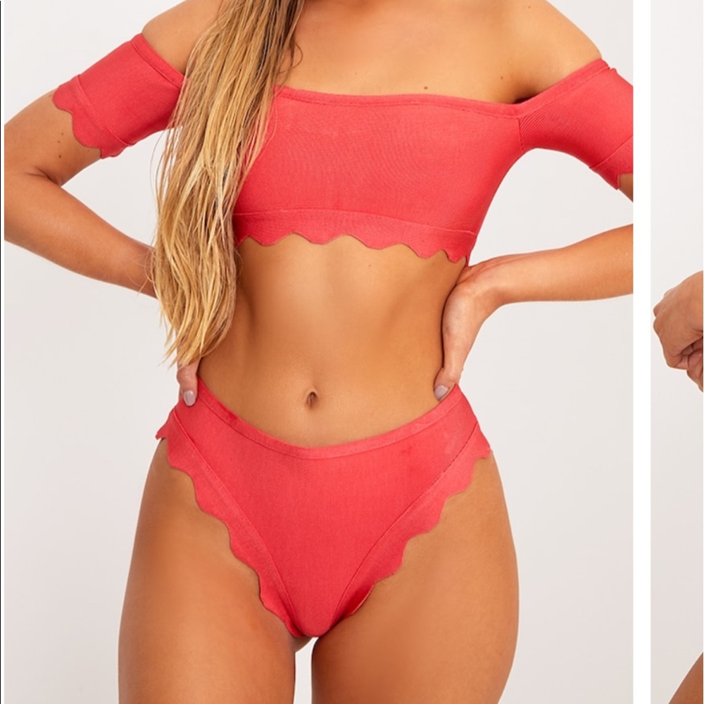 Coral Bandage Swimsuit NWT
