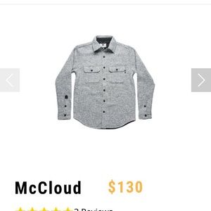 Fayettechill McCloud button fleece shirt