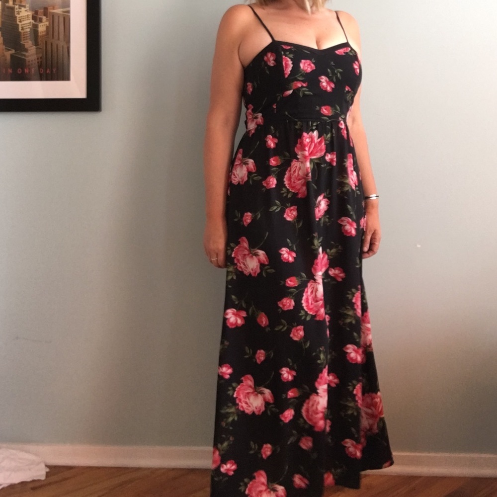 XL Floral Maxi Dress