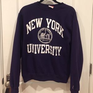 NYU sweatshirt