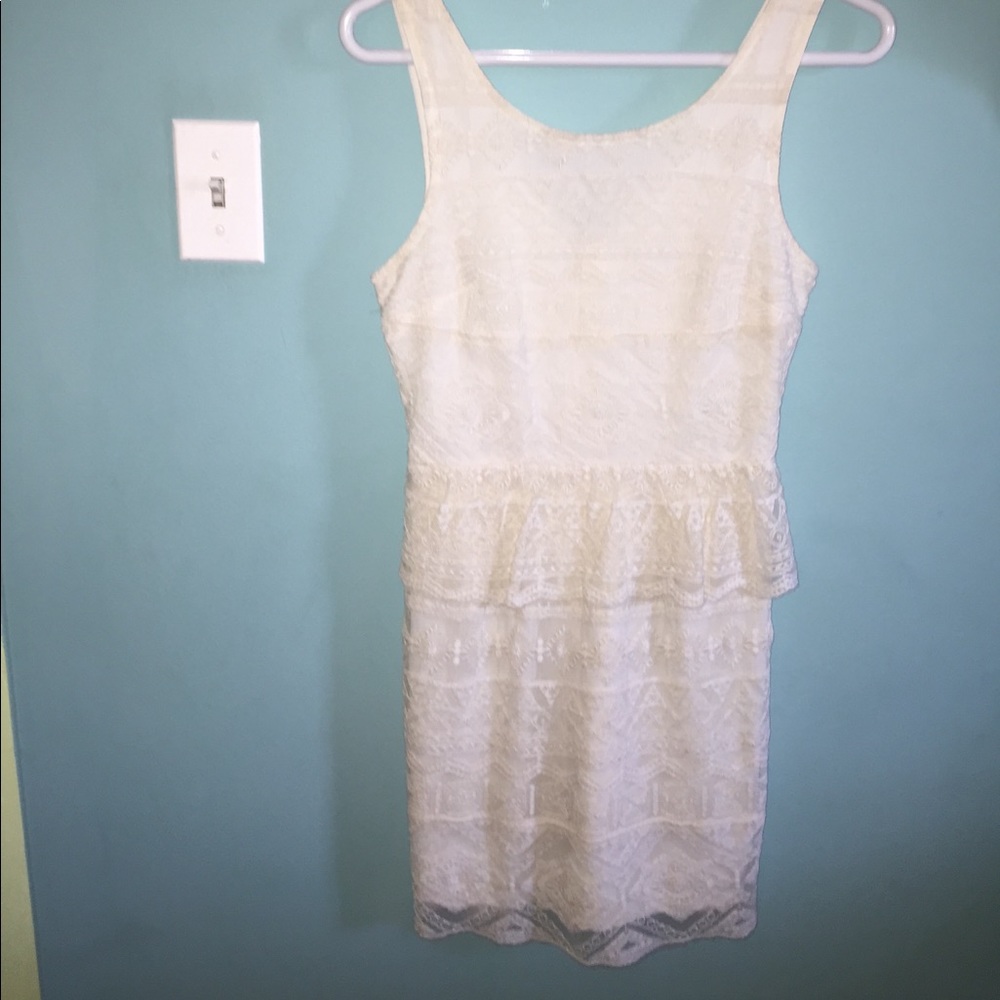 Ivory lace dress