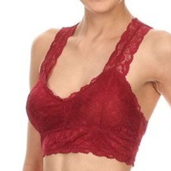 Gorgeous lace bralette black or champagne color - Picture 2 of 6