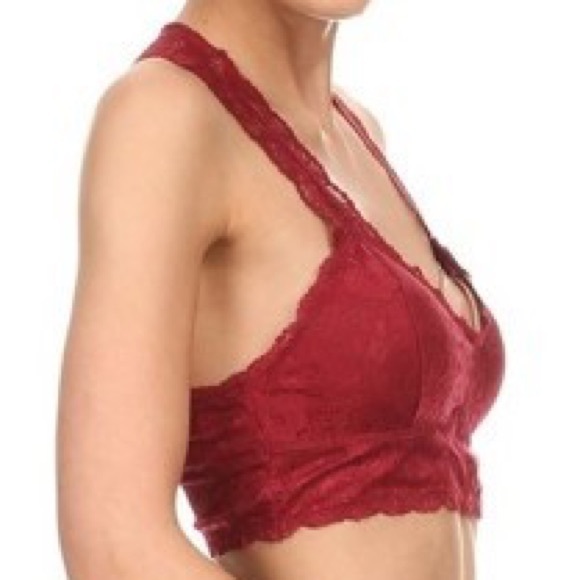 Gorgeous lace bralette black or champagne color - Picture 5 of 6