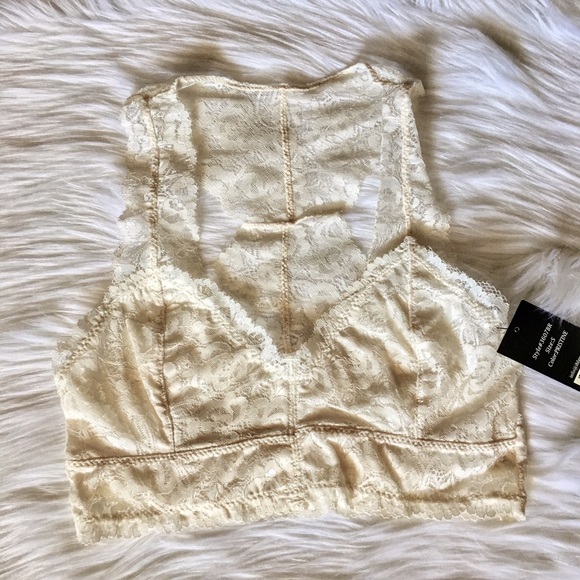 Gorgeous lace bralette black or champagne color - Picture 4 of 6