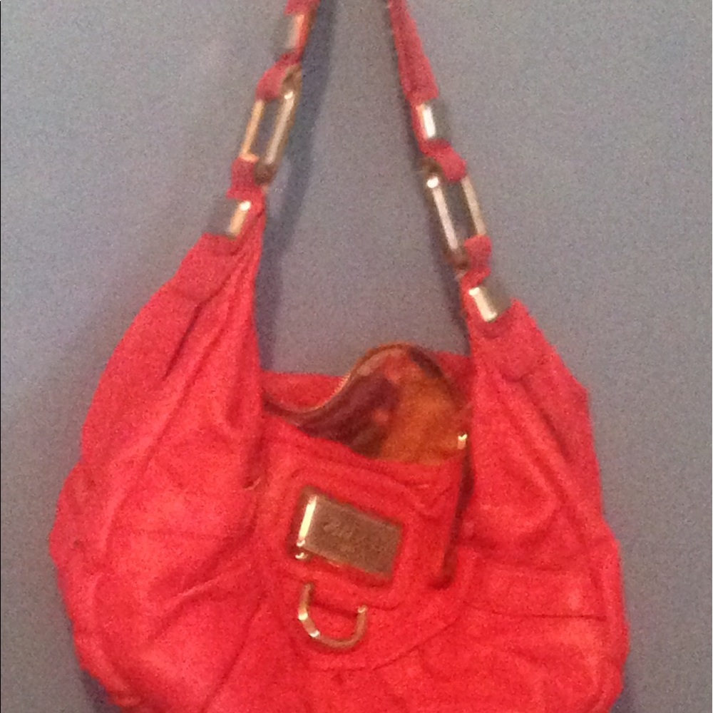 Pink guess purse