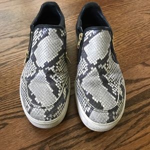 Crocodile Printed ASH Platform Sneakers