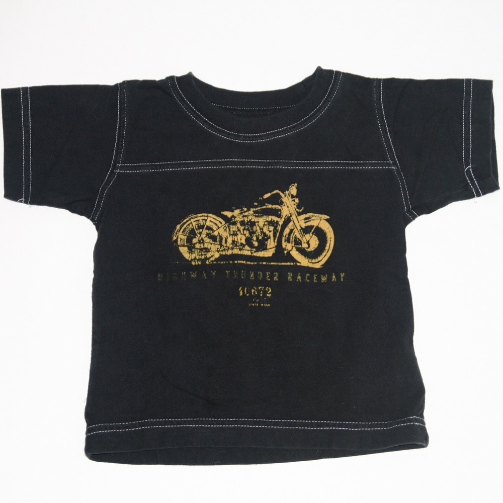 Black Motorcycle T shirt
