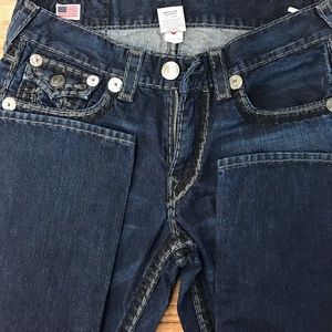 True religion dark wash men's jeans