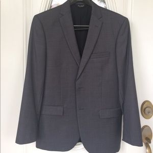 Grey slim fit suit