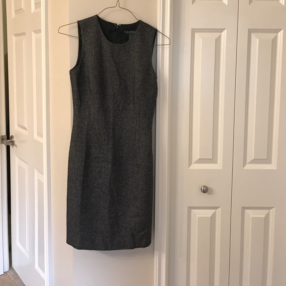 Sz 2 Lauren Ralph Lauren tweed dress. Perfect!