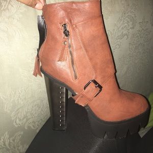 Never before worn platform heels