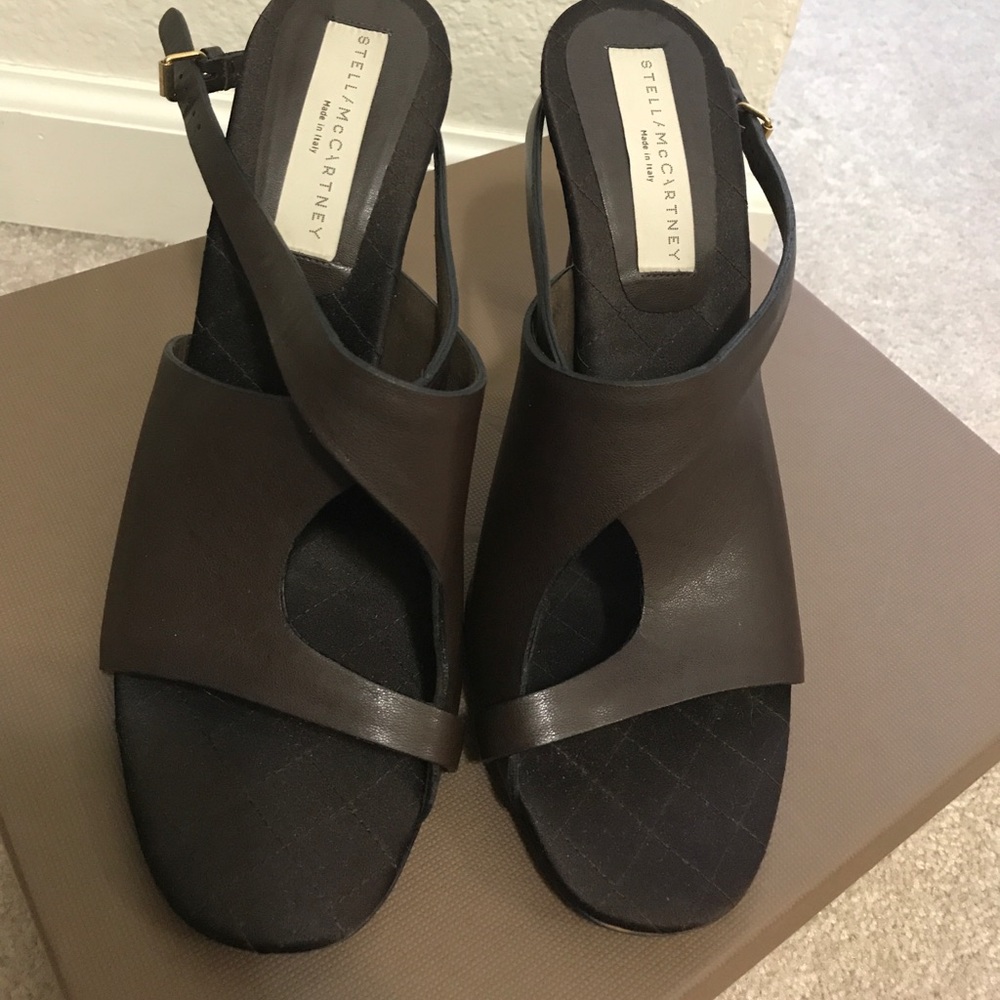 ✨Stella McCartney Open toe heels✨
