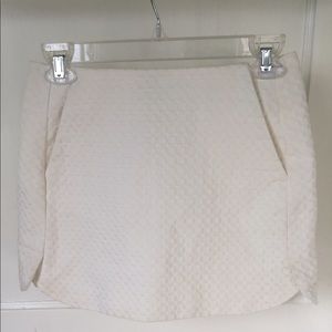 Topshop White Mini Skirt, Size 4