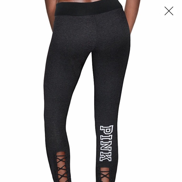 PINK Victoria's Secret Pants - New VS PINK Lace Up leggings
