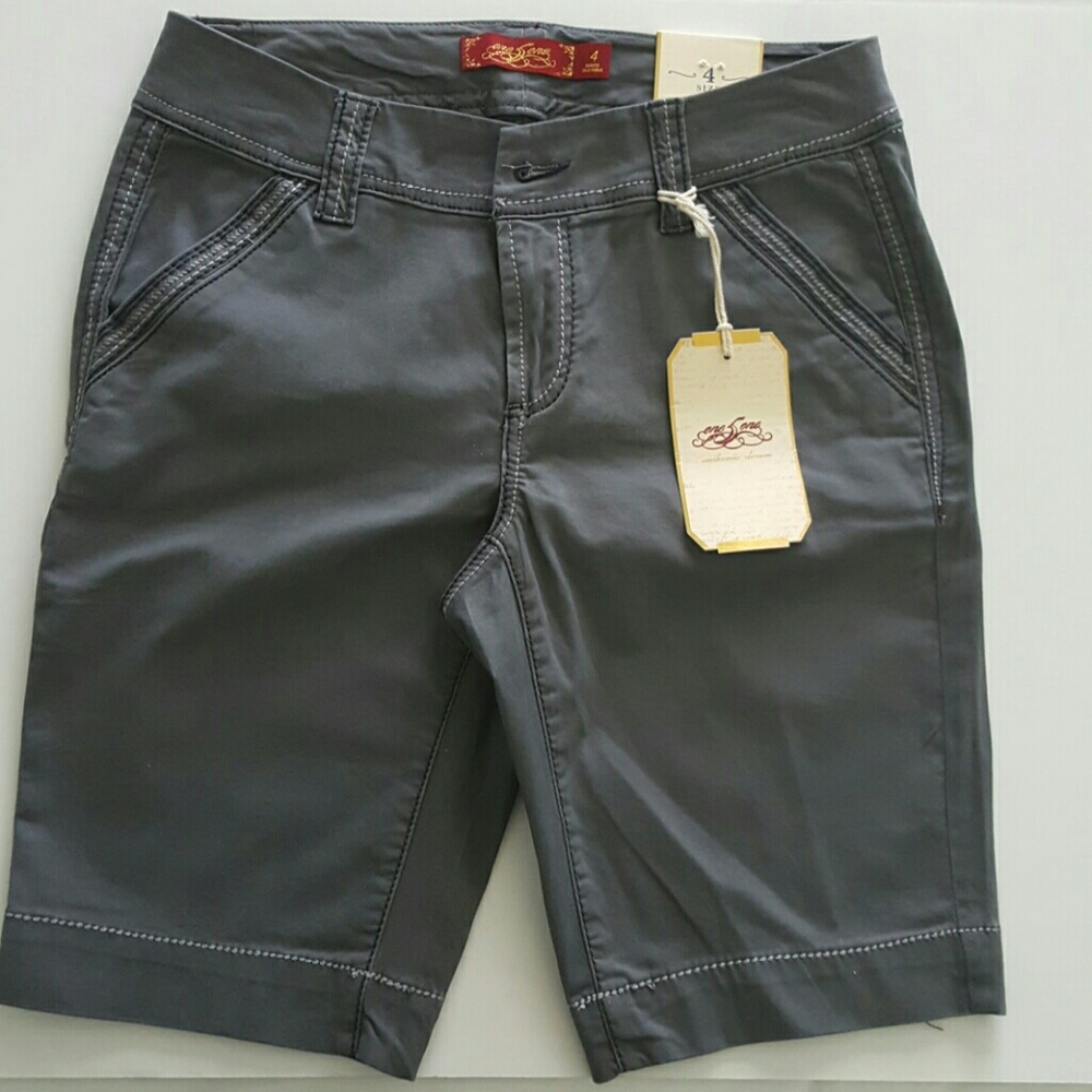 One 5 one Grey Bermudas
