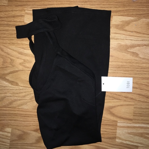 tobi Derek black choker bodycon dress - Picture 3 of 4