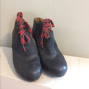 Anthropologie Leather Booties