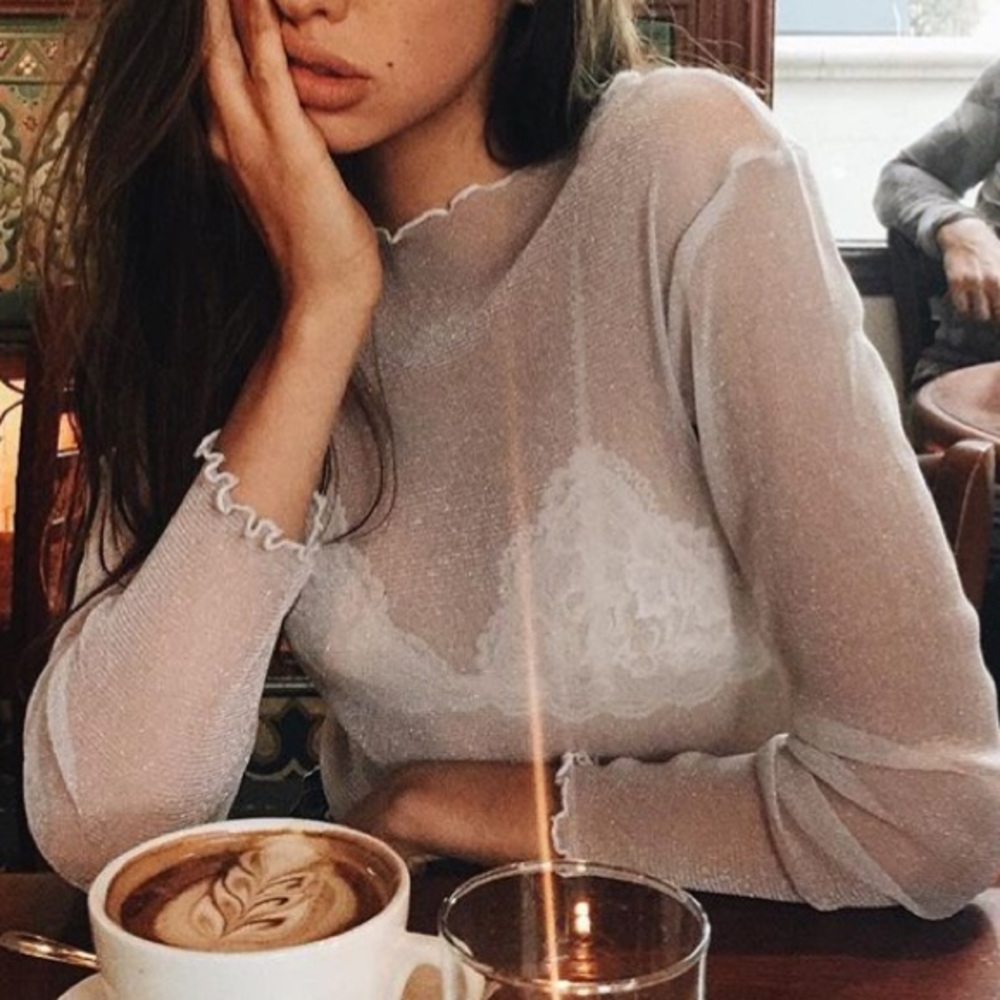 Renee glitter top
