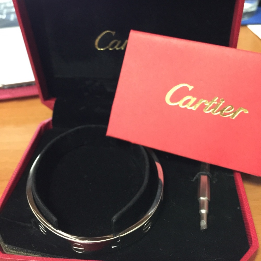 LOVE BRACELET SILVER C A R T I E R