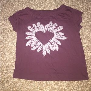 Maroon roxy top