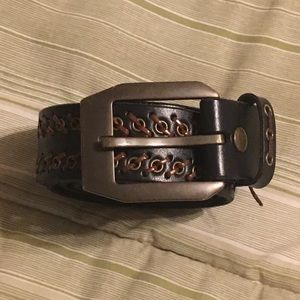 Trafalgar Brown Leather Belt