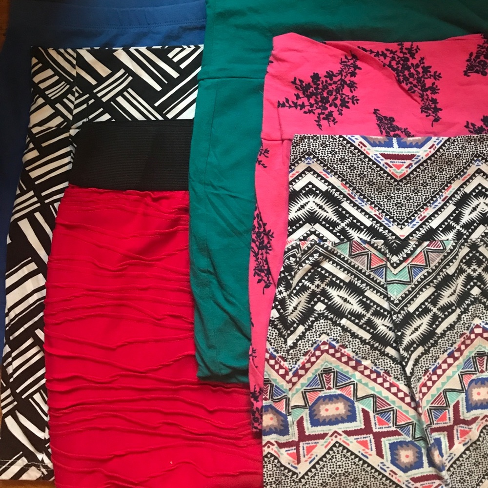 ✨SALE✨6 bodycon skirt bundle