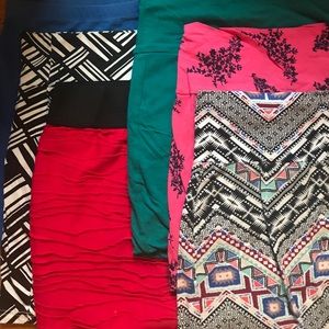 ✨SALE✨6 bodycon skirt bundle