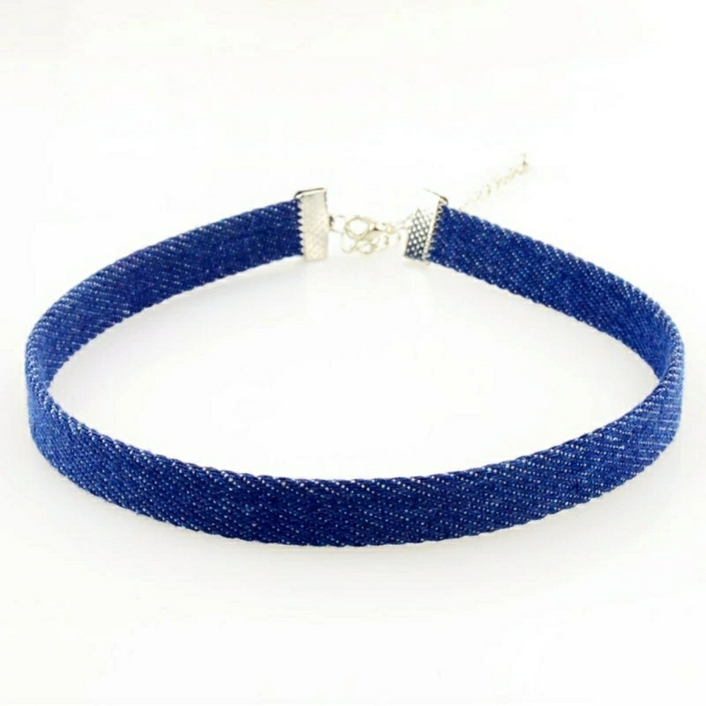 🔴Denim Choker