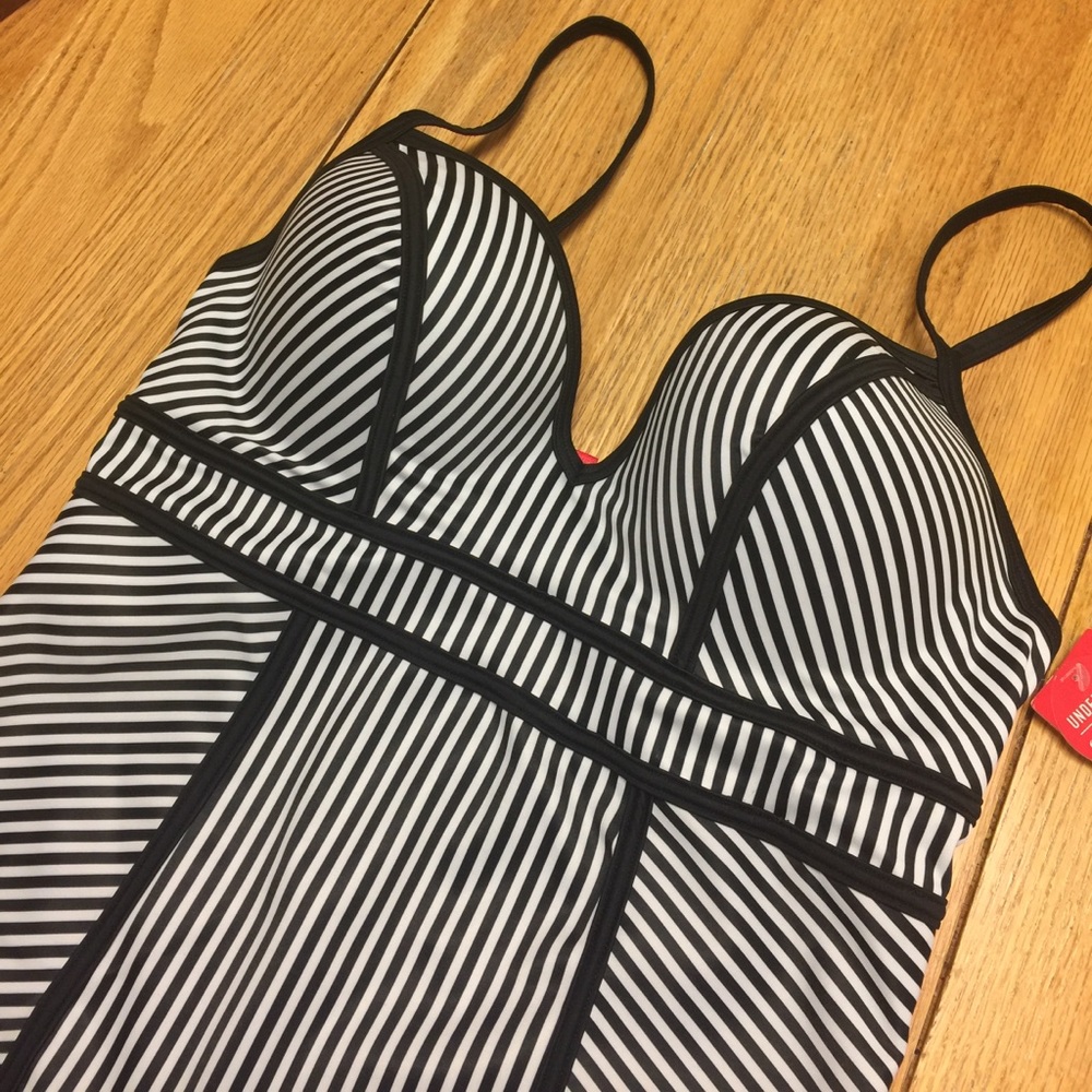 BNWT Spanx pinstriped one piece