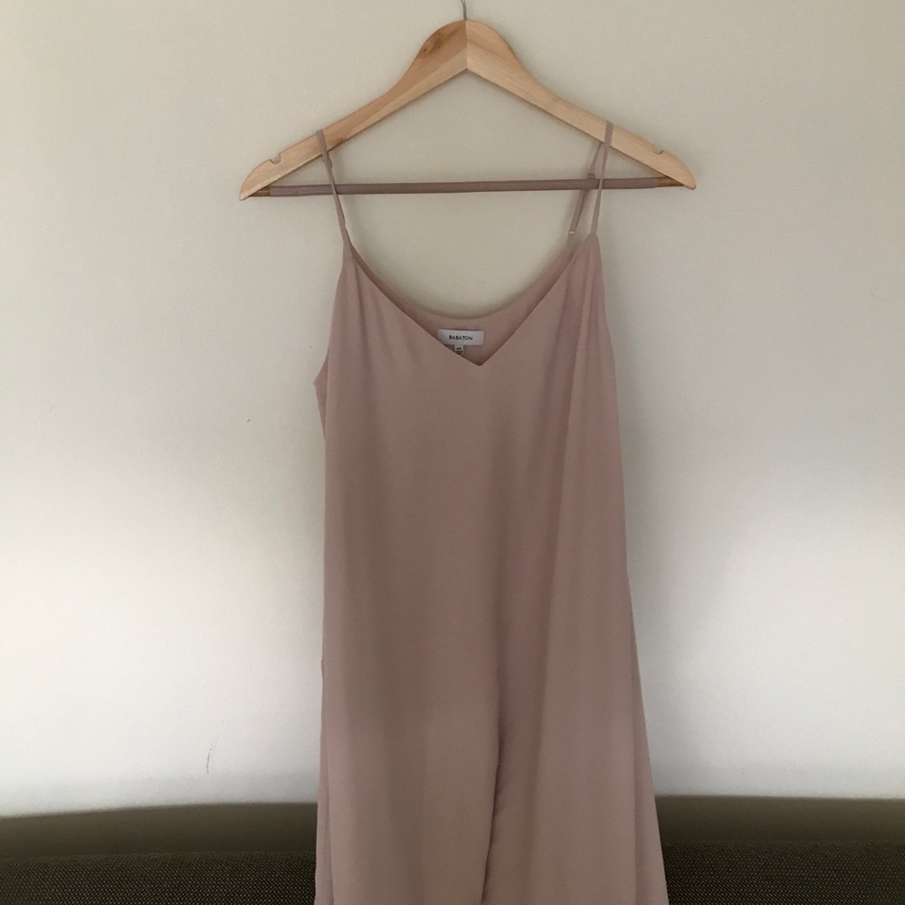 ARITZIA WILFRED NUDE PINK DRESS