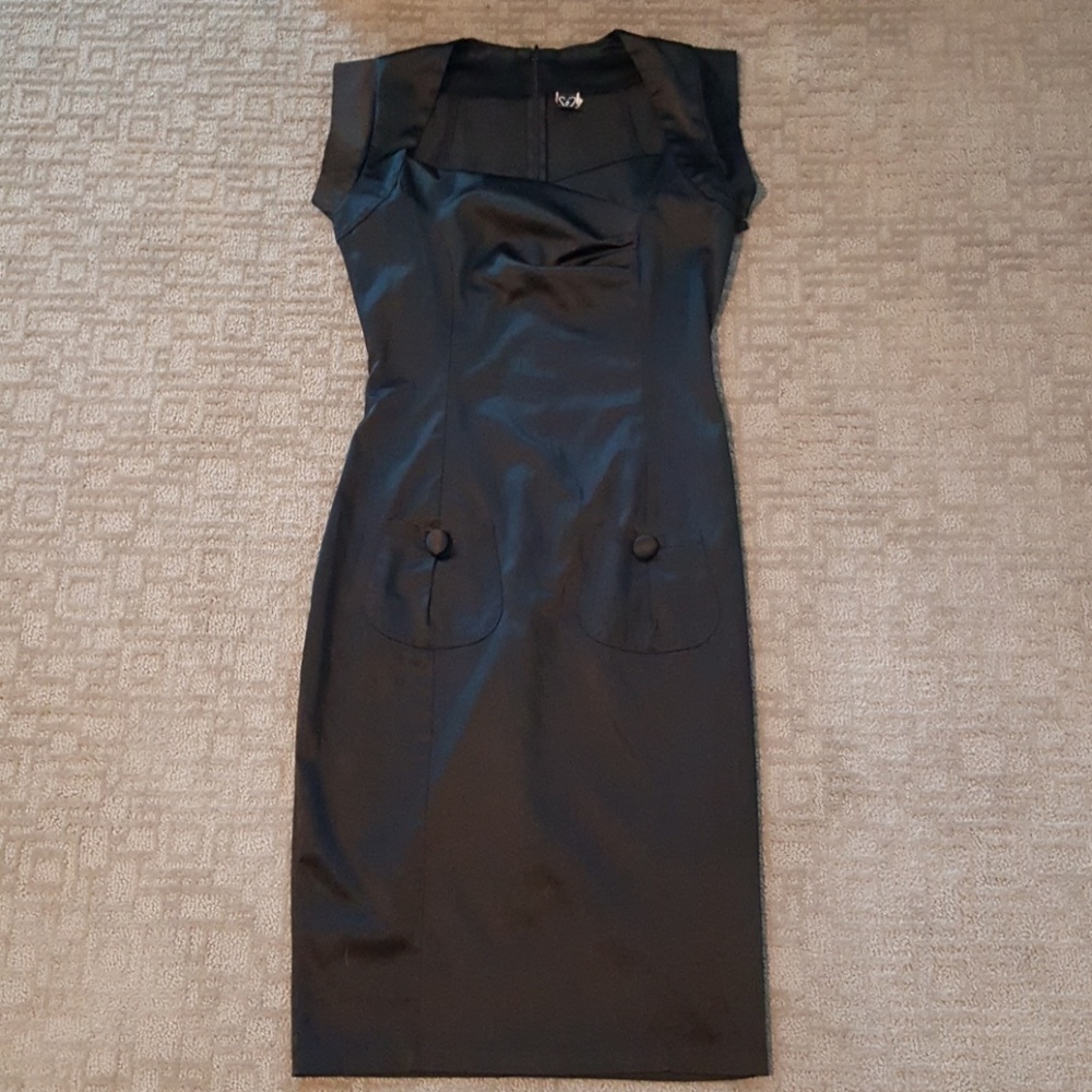 Sleek black dress