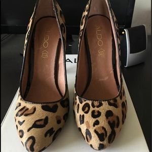 Aldo cheetah pumps