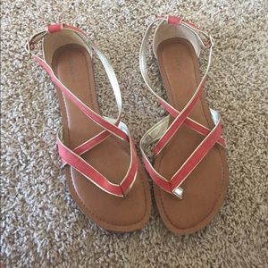 Coral colder Sandals