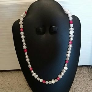 Freshwater pearl necklace