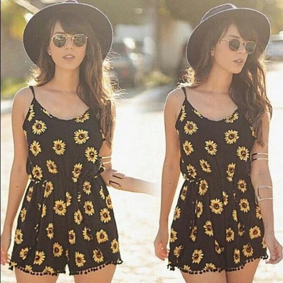 Pants - NWOT Sunflower Romper